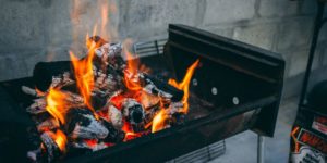 how to turn off the charcoal grill